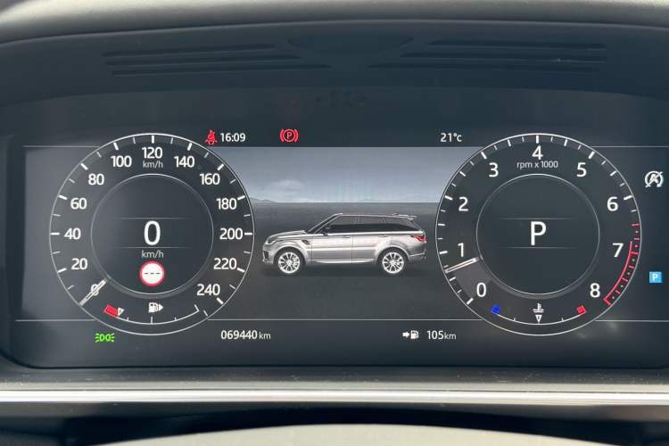 Used Land Rover Range Sport 2018 3.0 SC V6 Fēngshàng Chuàngshì Edition DYNAMIC Odometer Close Up