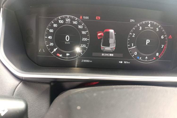 Used Land Rover Range Sport  Odometer Close Up