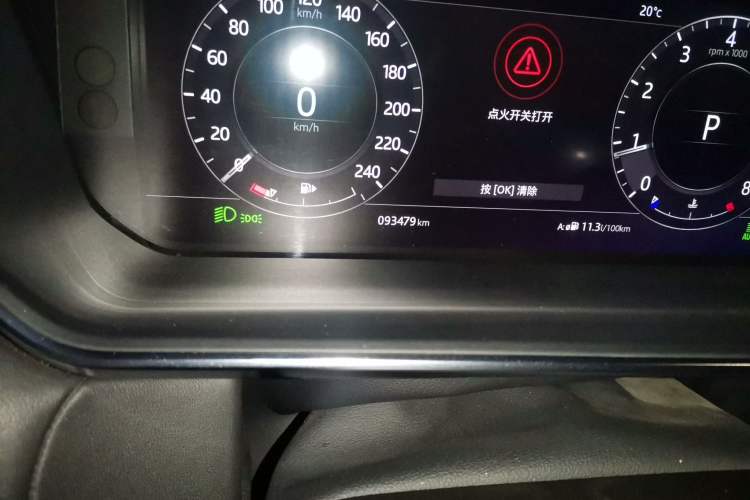 Used Land Rover Range Sport 2018 3.0 SC V6 HSE DYNAMIC Odometer Close Up