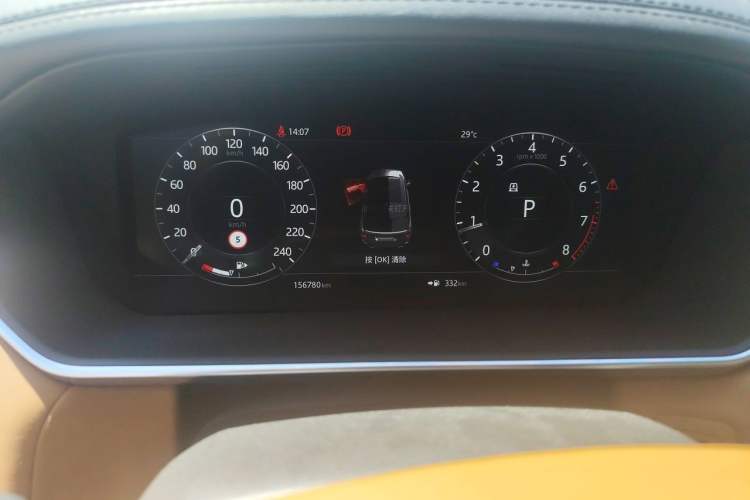 Used Land Rover Range Sport 2018 3.0 SC V6 Fēngshàng Chuàngshì Edition DYNAMIC Odometer Close Up