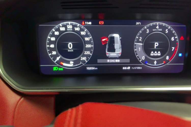 Used Land Rover Range Sport 2018 3.0 SC V6 Fēngshàng Chuàngshì Edition DYNAMIC Odometer Close Up