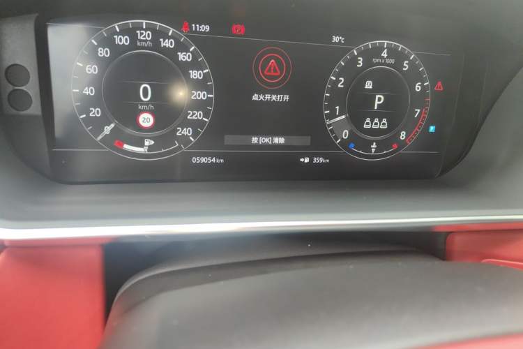 Used Land Rover Range Sport 2019 3.0 SC V6 Fēngshàng Chuàngshì Edition DYNAMIC Odometer Close Up