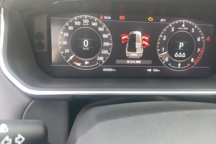 Used Land Rover Range Sport 2019 3.0 SC V6 Special Edition Odometer Close Up