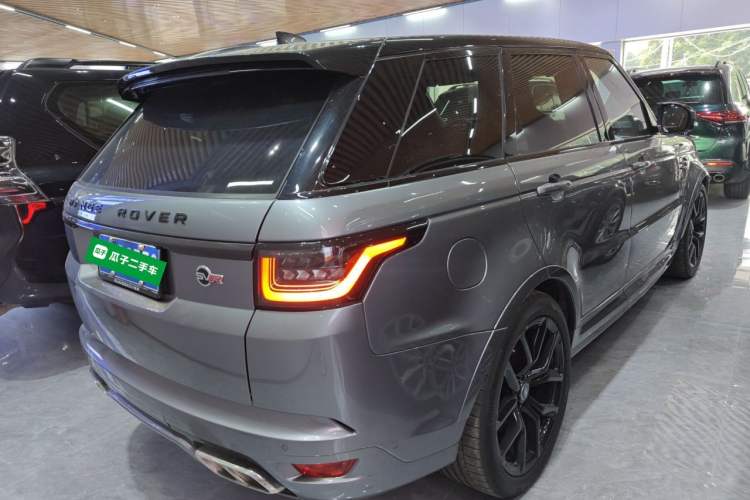 Used Land Rover Range Sport 2020 5.0 SC V8 SVR Rear Right 45 Deg