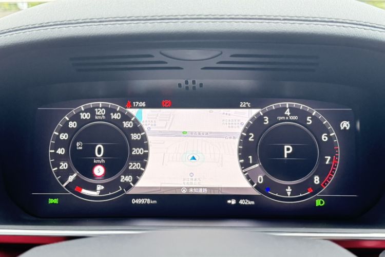 Used Land Rover Range Sport 2020 3.0 L6 HSE DYNAMIC Odometer Close Up