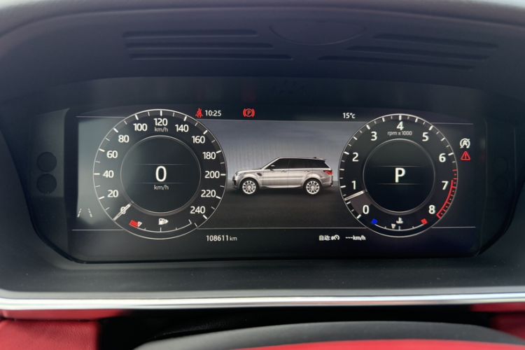 Used Land Rover Range Sport 2020 3.0 L6 HSE DYNAMIC Odometer Close Up