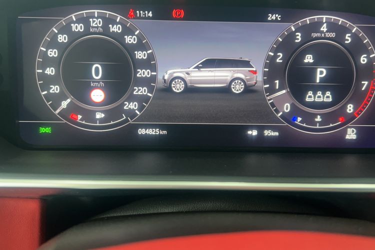Used Land Rover Range Sport 2020 3.0 L6 HSE DYNAMIC Odometer Close Up