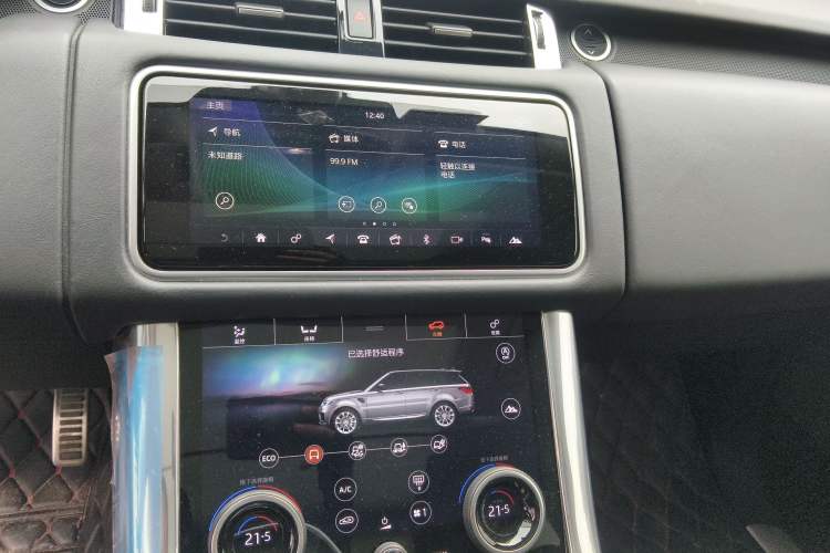 Used Land Rover Range Sport 2021 3.0 L6 YAO Black Edition Audio And AC Panel
