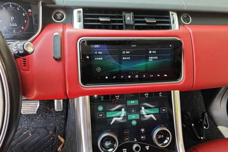 Used Land Rover Range Sport 2021 3.0 L6 YAO Black Edition Audio And AC Panel