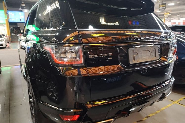 Used Land Rover Range Sport 2021 3.0 L6 YAO Black Edition Rear Left 45 Deg