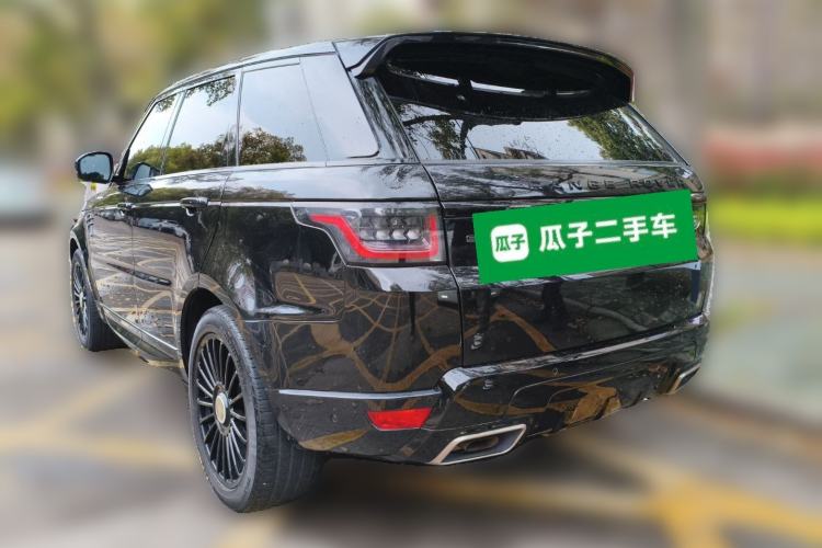 Used Land Rover Range Sport 2021 3.0 L6 YAO Black Edition Rear Left 45 Deg