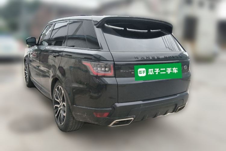 Used Land Rover Range Sport 2021 3.0 L6 YAO Black Edition Rear Left 45 Deg