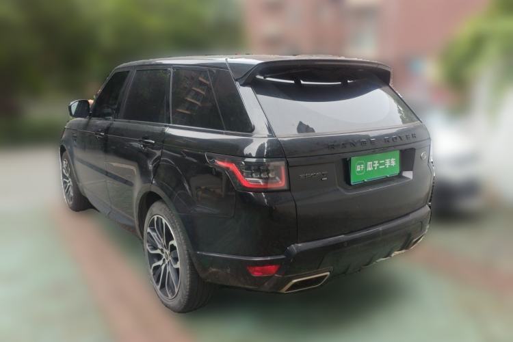 Used Land Rover Range Sport 2021 3.0 L6 YAO Black Edition Rear Left 45 Deg