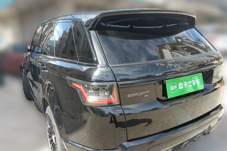 Used Land Rover Range Sport 2021 3.0 L6 YAO Black Edition Rear Left 45 Deg