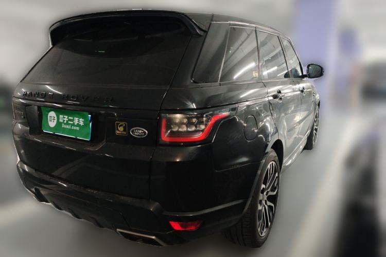 Used Land Rover Range Sport 2021 3.0 L6 YAO Black Edition Rear Right 45 Deg