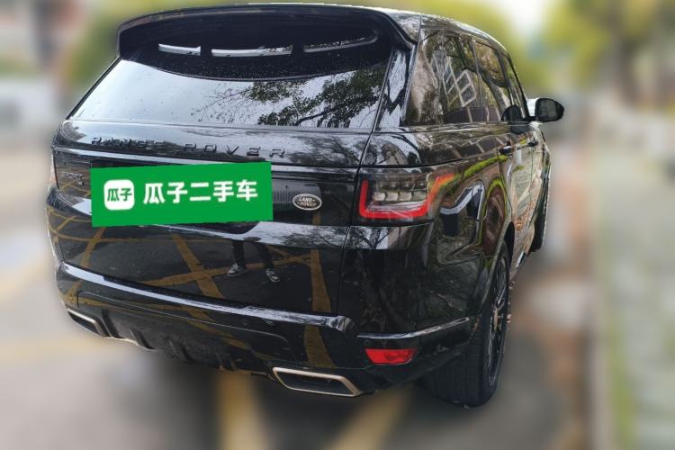 Used Land Rover Range Sport 2021 3.0 L6 YAO Black Edition Rear Right 45 Deg