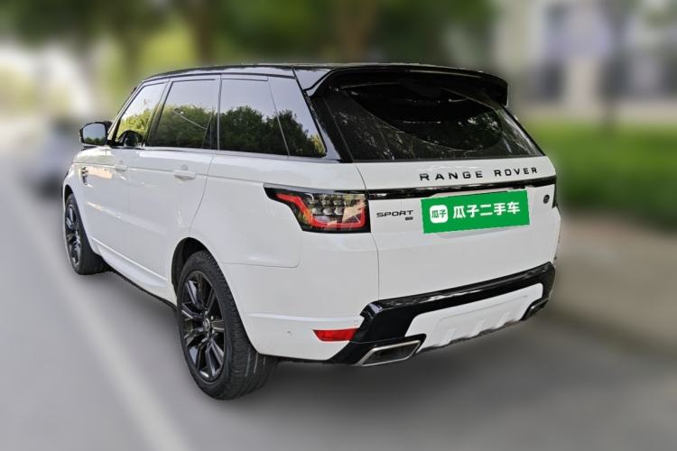 Used Land Rover Range Sport 2021 3.0 L6 YAO Black Edition Rear Left 45 Deg