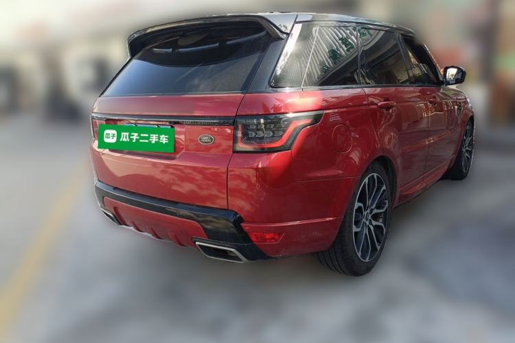 Used Land Rover Range Sport 2021 3.0 L6 YAO Black Edition Rear Right 45 Deg