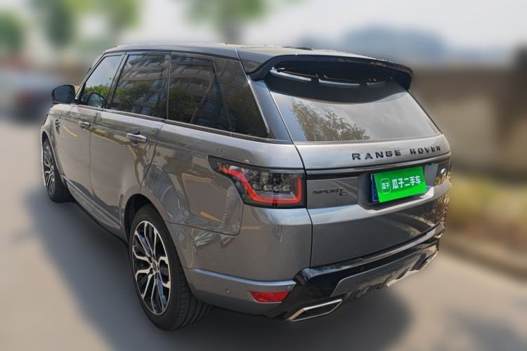 Used Land Rover Range Sport 2021 3.0 L6 YAO Black Edition Rear Left 45 Deg