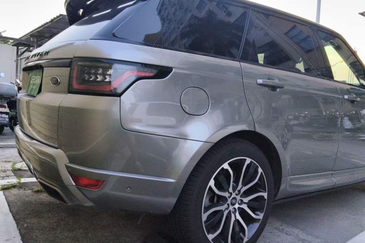 Used Land Rover Range Sport 2021 3.0 L6 YAO Black Edition Rear Right 45 Deg