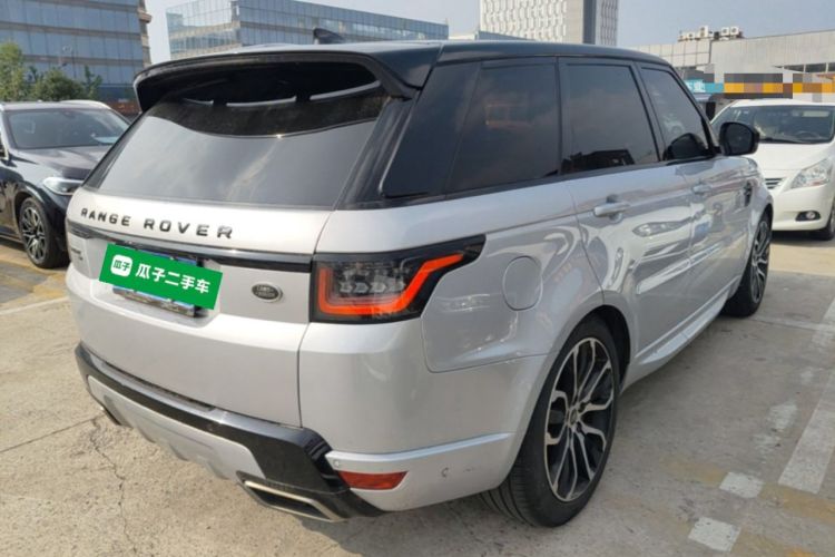 Used Land Rover Range Sport 2021 3.0 L6 YAO Black Edition Rear Right 45 Deg