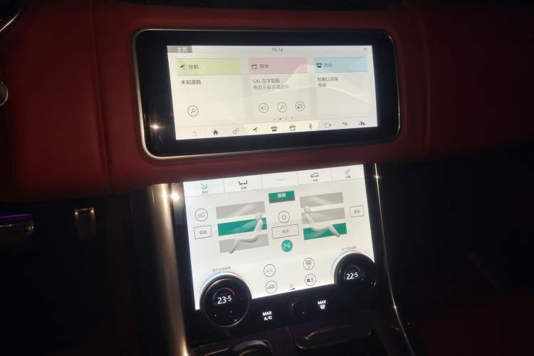 Used Land Rover Range Sport 2021 3.0 L6 YAO Black Edition Audio And AC Panel