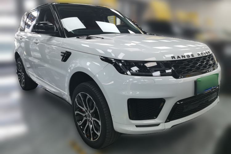 Used Land Rover Range Sport 2021 3.0 L6 YAO Black Edition Front Right 45 Deg
