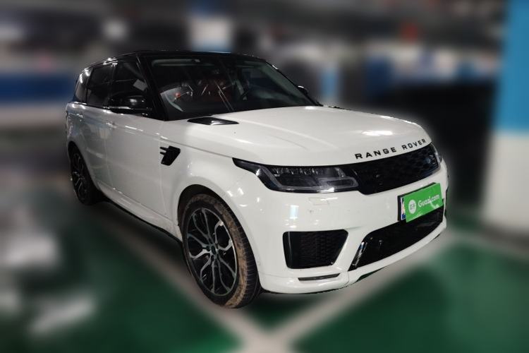 Used Land Rover Range Sport 2021 3.0 L6 YAO Black Edition Front Right 45 Deg