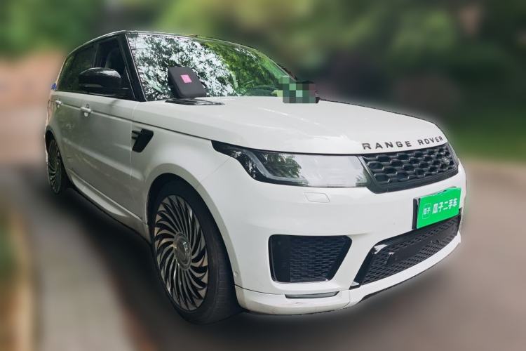 Used Land Rover Range Sport 2021 3.0 L6 YAO Black Edition Front Right 45 Deg