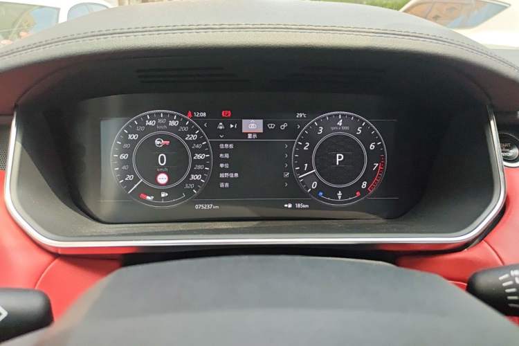 Used Land Rover Range Sport 2021 3.0 L6 YAO Black Edition Instrument Cluster