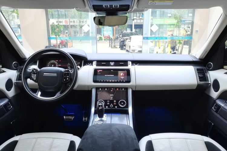 Used Land Rover Range Sport 2022 3.0 L6 Ink Blue Glitter Edition Audio And AC Panel