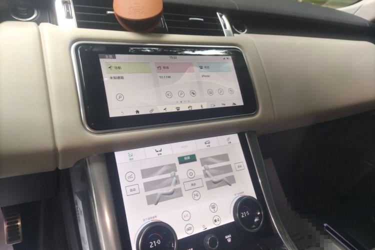 Used Land Rover Range Sport 2022 3.0 L6 YAO Black Edition Audio And AC Panel