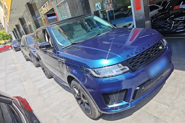 Used Land Rover Range Sport 2022 3.0 L6 Ink Blue Glitter Edition Front Right 45 Deg