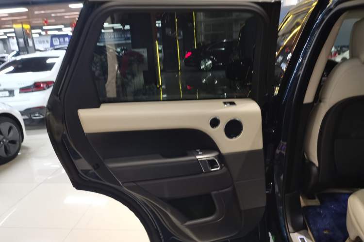 Used Land Rover Range Sport 2022 3.0 L6 Ink Blue Glitter Edition Left Rear Door Interior