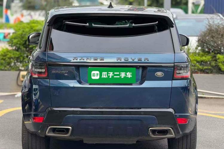 Used Land Rover Range Sport 2022 3.0 L6 Ink Blue Glitter Edition Rear