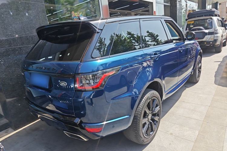 Used Land Rover Range Sport 2022 3.0 L6 Ink Blue Glitter Edition Rear Right 45 Deg