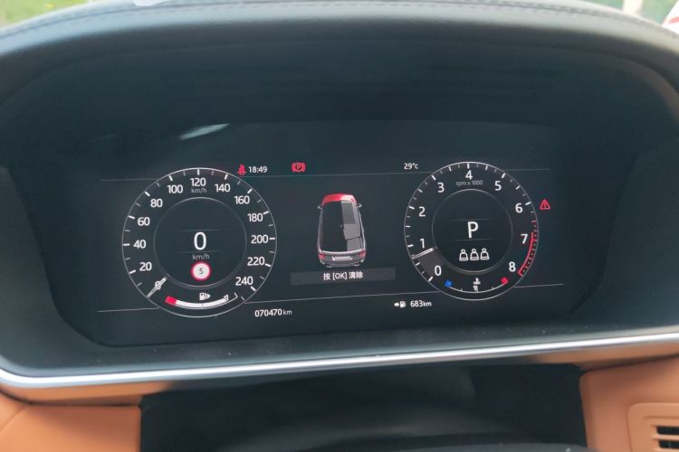 Used Land Rover Range Sport 2022 3.0 L6 YAO Black Edition Instrument Cluster