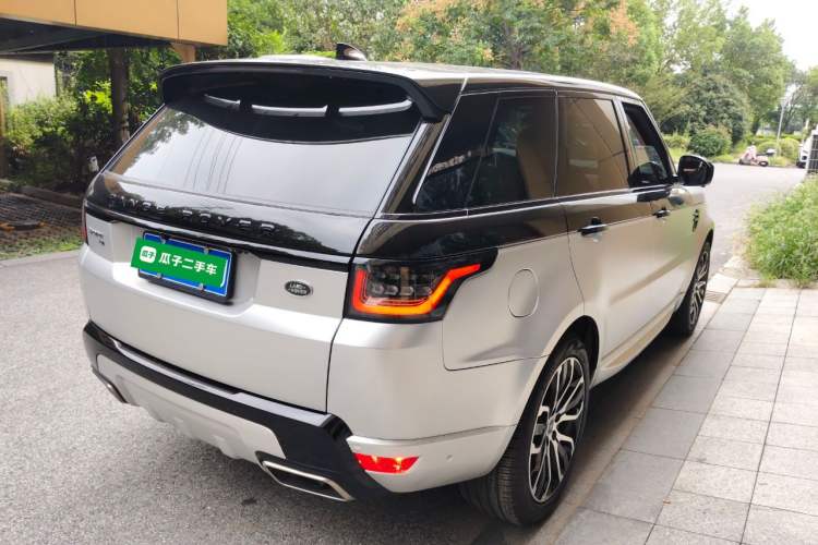 Used Land Rover Range Sport 2022 3.0 L6 YAO Black Edition Rear Right 45 Deg