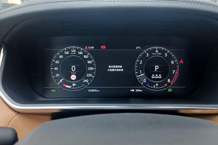 Used Land Rover Range Sport 2022 3.0 L6 YAO Black Edition Instrument Cluster