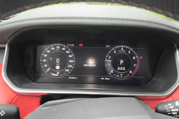 Used Land Rover Range Sport 2022 3.0 L6 YAO Black Edition Instrument Cluster