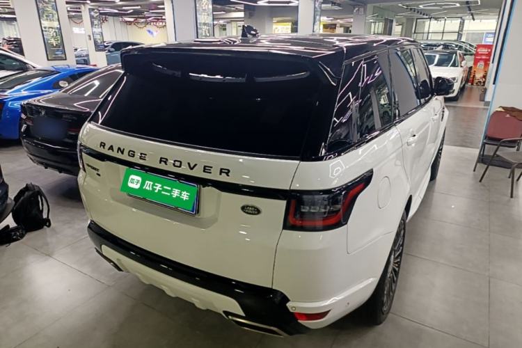 Used Land Rover Range Sport 2022 3.0 L6 YAO Black Edition Rear Right 45 Deg