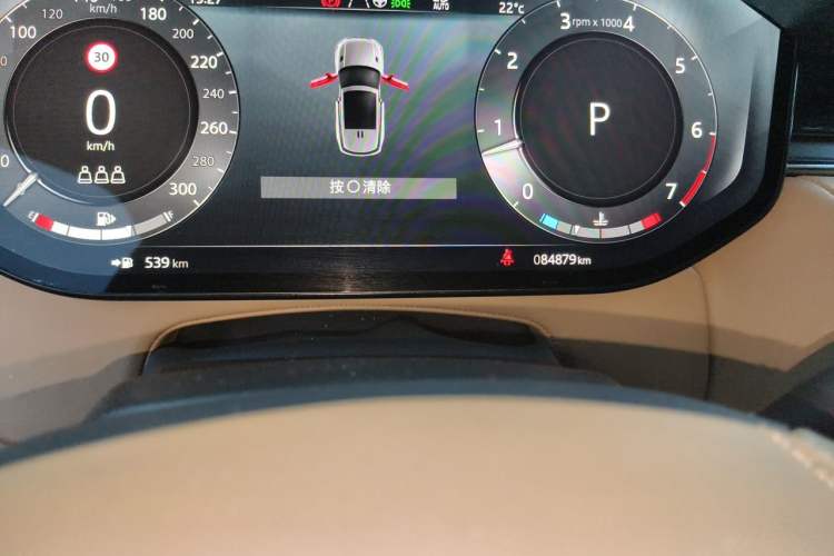 Used Land Rover Range Sport 2023 400PS Dynamic SE Odometer Close Up