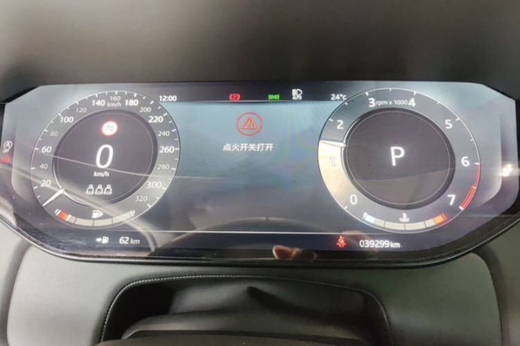 Used Land Rover Range Sport 2023 360 PS S Odometer Close Up