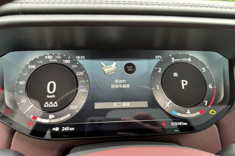 Used Land Rover Range Sport 2024 400PS Flagship Edition Odometer Close Up
