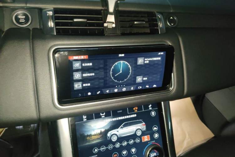 Used Land Rover Range SportNew Energy 2018 P400e Audio And AC Panel