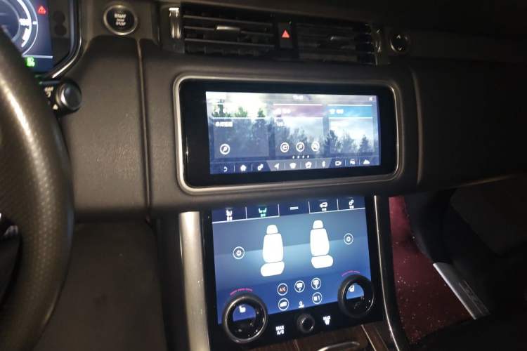 Used Land Rover Range SportNew Energy 2018 P400e Audio And AC Panel