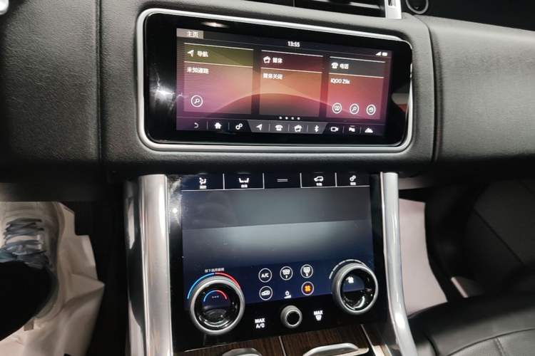 Used Land Rover Range SportNew Energy 2018 P400e Audio And AC Panel