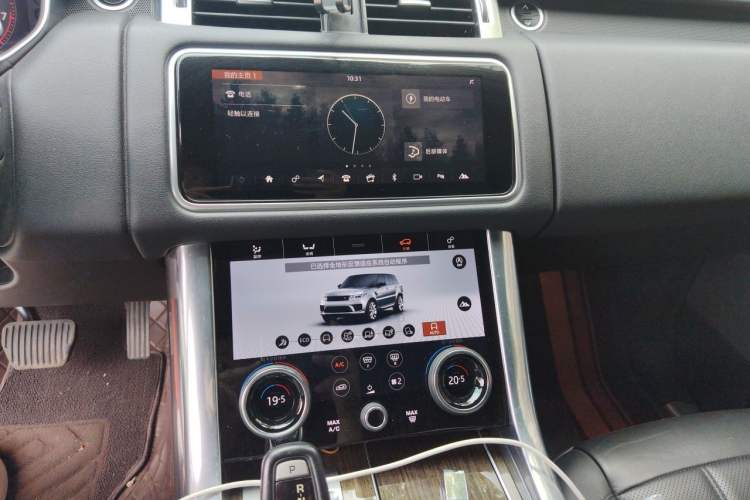 Used Land Rover Range SportNew Energy 2018 P400e Audio And AC Panel