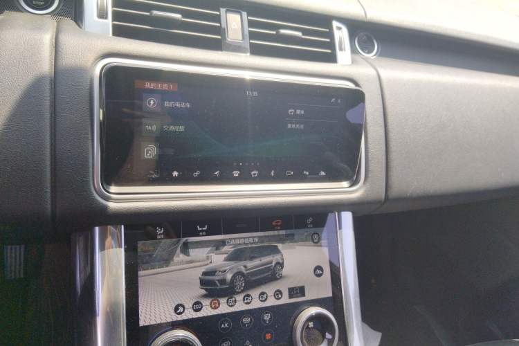 Used Land Rover Range SportNew Energy 2018 P400e Audio And AC Panel