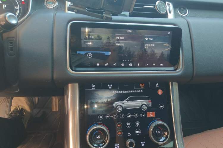 Used Land Rover Range SportNew Energy 2018 P400e Audio And AC Panel